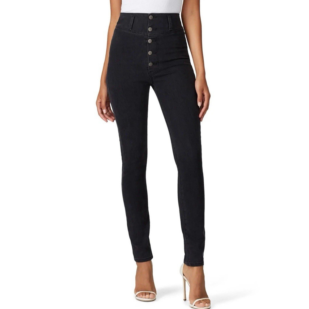 Reformation Naomi High Waisted Jeans Size 25 Skinny Denim Argentine Faded Black